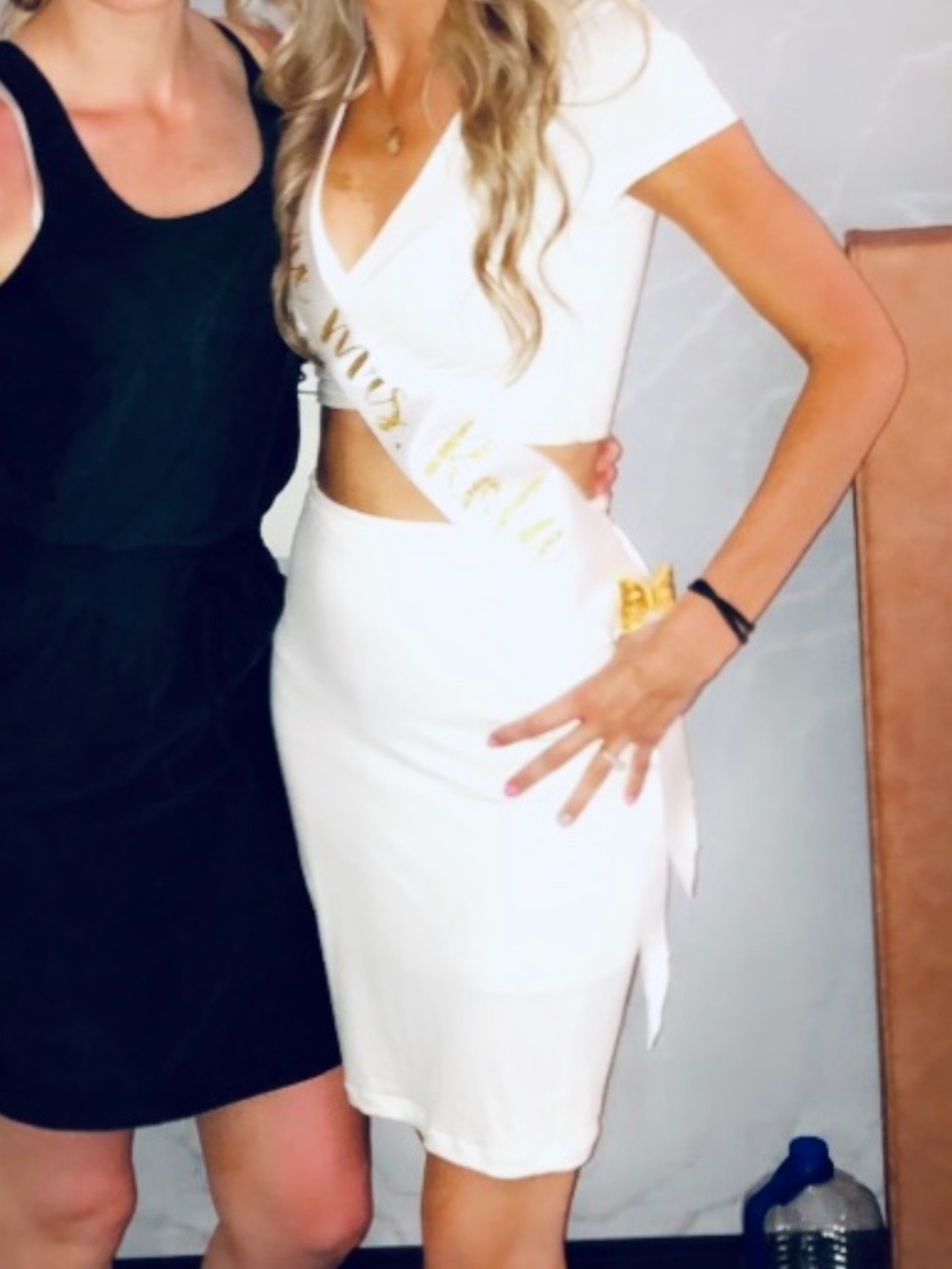 Lulus 2 piece white set